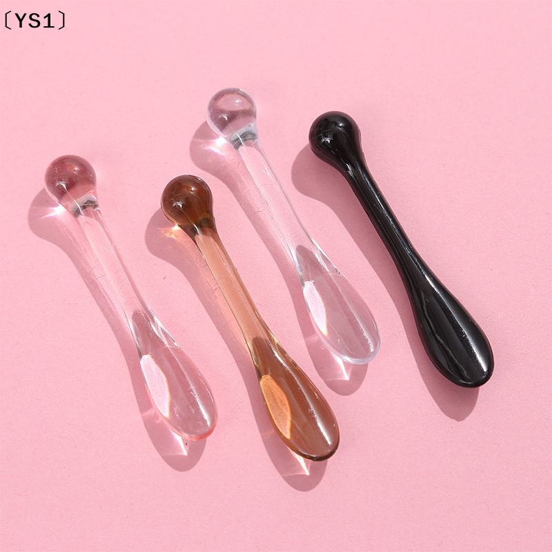 Face Mask Storage Box - 〔YS1〕1/3pcs Acrylic Cosmetic Spatula With Box