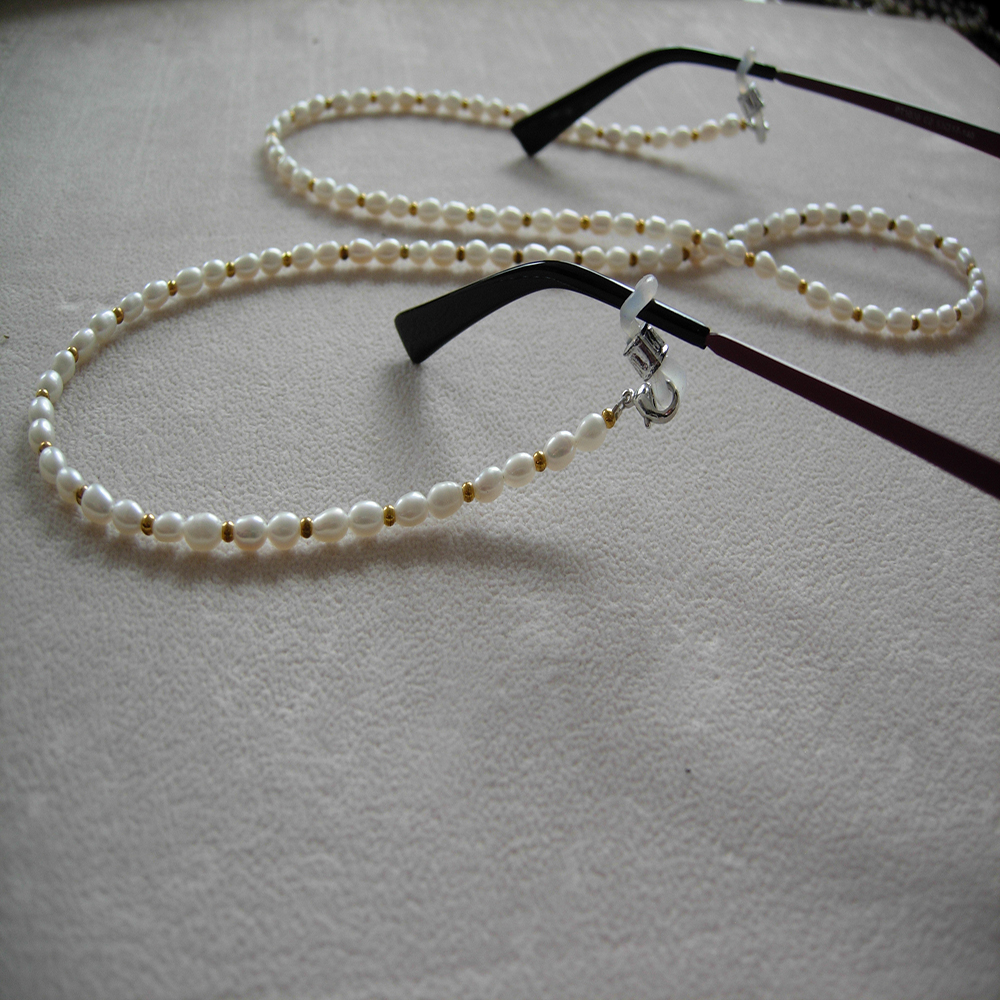 fashionable eyeglass beaded re - Mask Chain Holder review and price