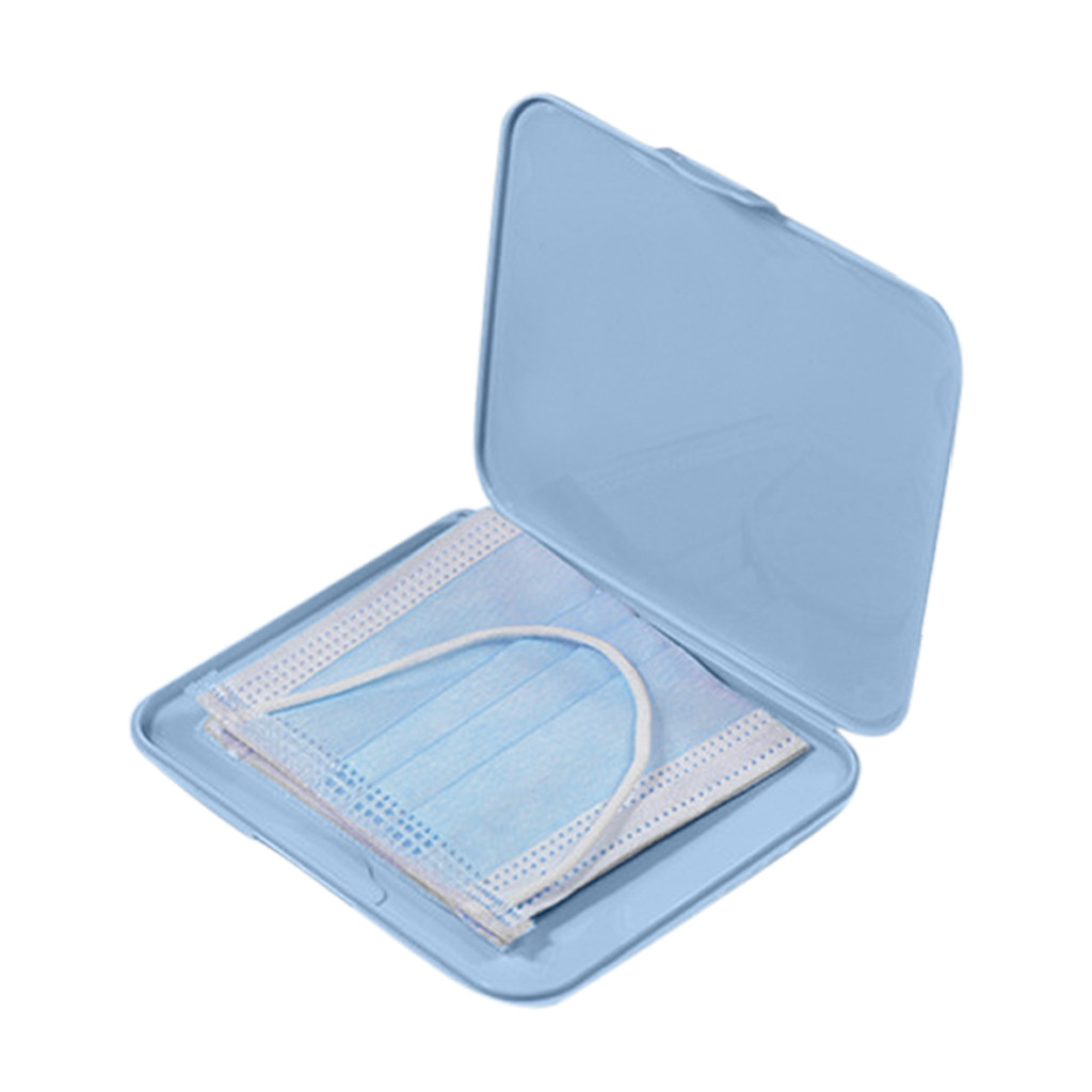 Pink Mask Cover Green Box Mask - Face Mask Storage Box review and price