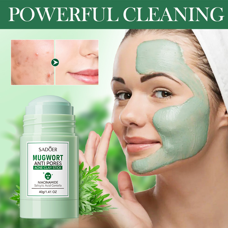 Mugwort Clay Stick Anti-Acne C - Dust Mask Construction review and price
