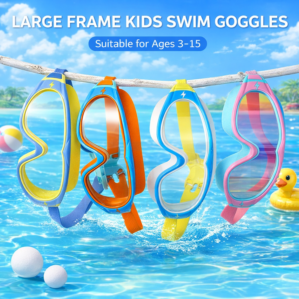 JSJM Kids Swimming Goggles Big - Silicone Mask Bracket review and price