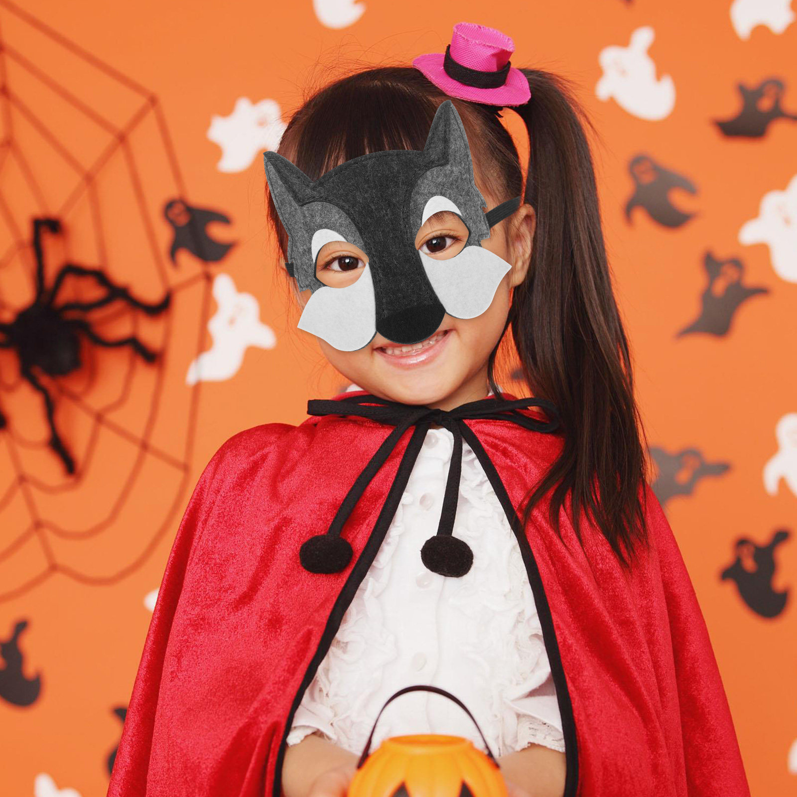 3Pcs Wolf Head Mask Kids Carto - Kids Face Mask review and price