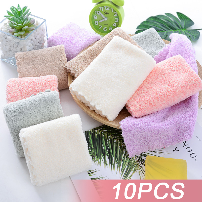 10Pcs Thickened Microfiber Hig - Cloth Face Mask Washable review and price
