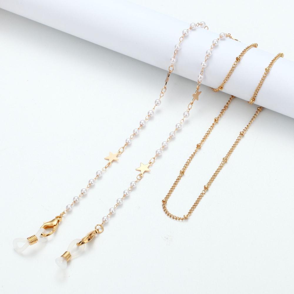 Jewelry Disc Metal Pearl Hangi - Mask Chain Holder review and price