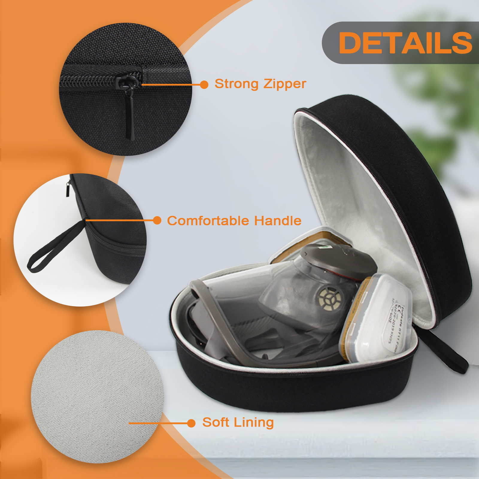 Hard Protective Travel Case fo - Mask Case Hard Shell review and price