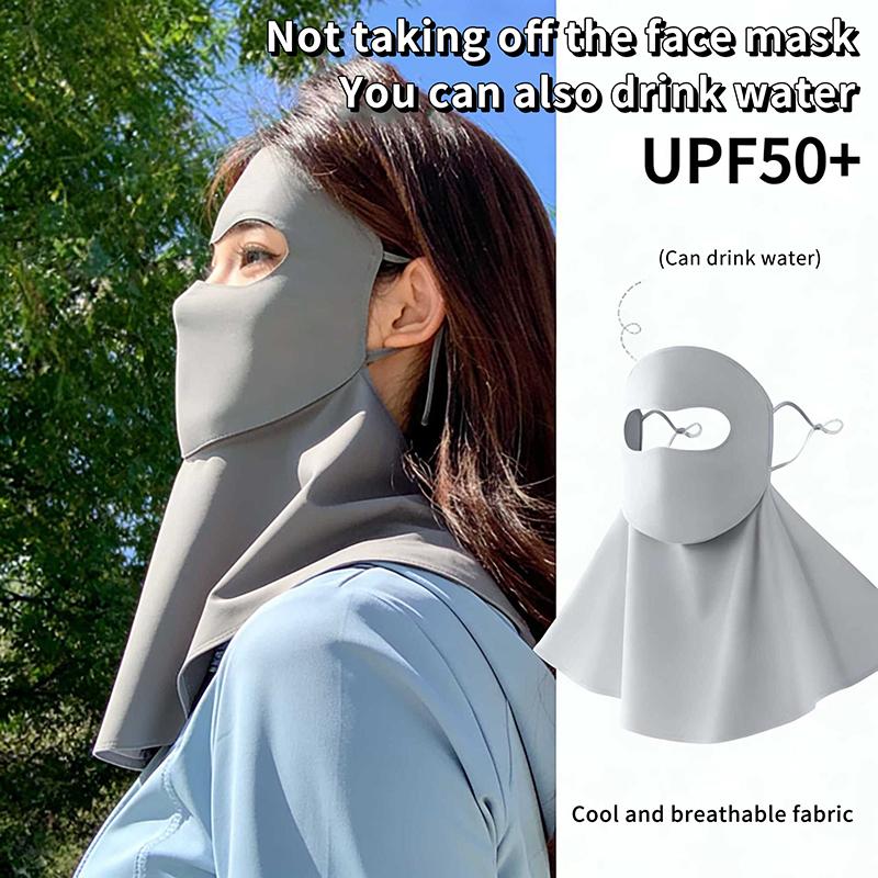 2026 New Fashion Ice Silk Sun  - Sports Mask Breathable review and price