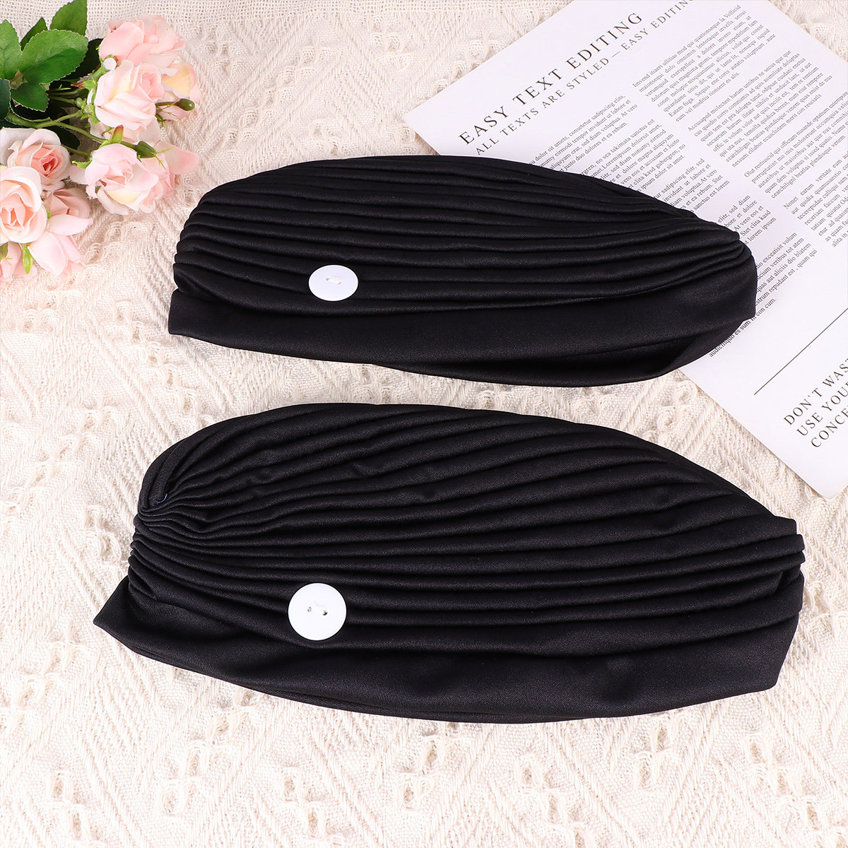 2Pcs Black Adjustable Elastic  - Mask Ear Saver Strap review and price