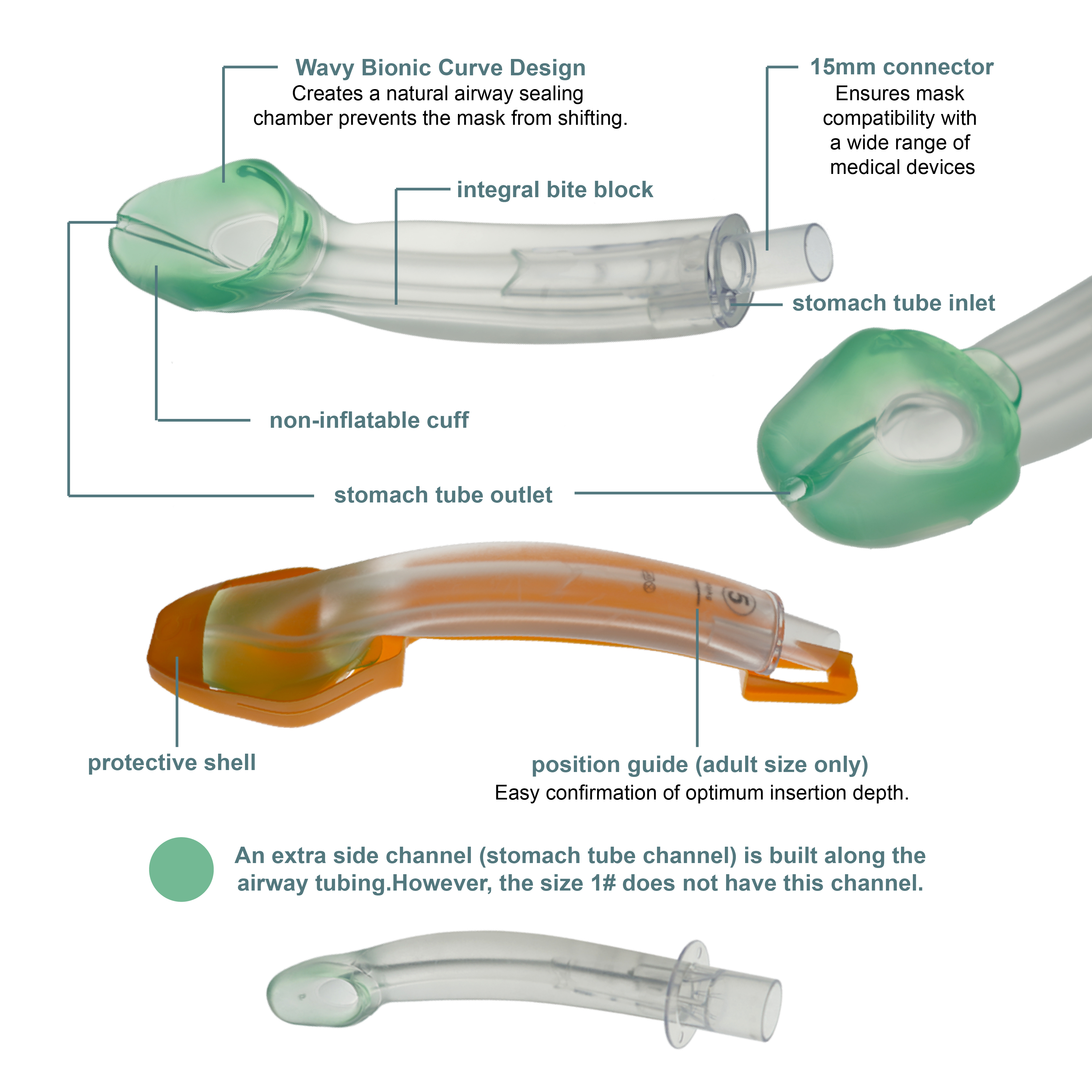Non-inflatable Laryngeal Mask  - Disposable Surgical Mask review and price