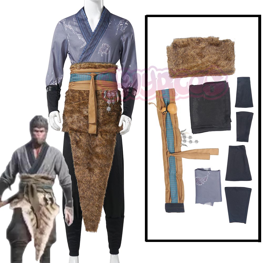 Black Myth Wukong Cosplay Cost - Black Face Mask Pack review and price