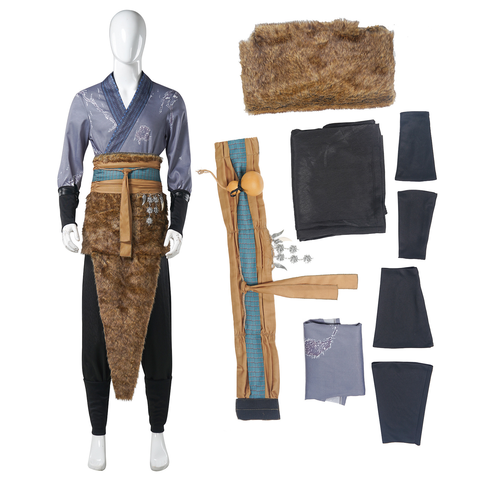 Black Myth Wukong Cosplay Cost - Black Face Mask Pack review and price